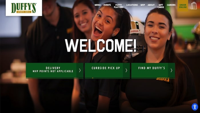 Duffy's sports grill homepage