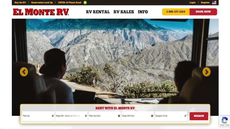 El Monte RV homepage
