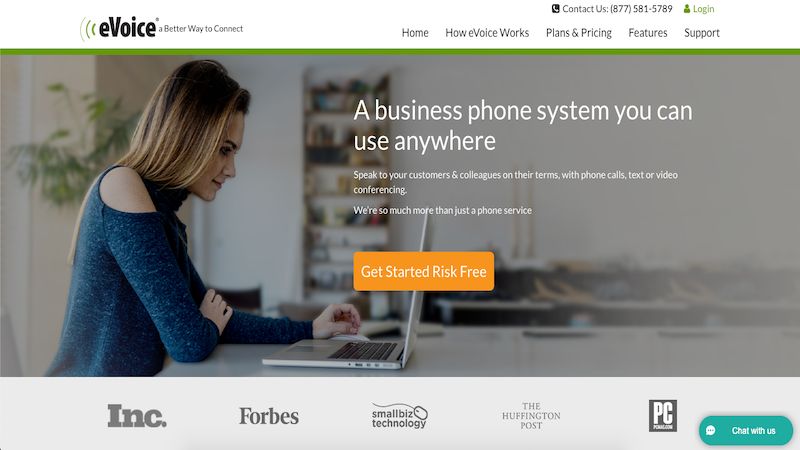 evoice - a business phone system you can use anywhere