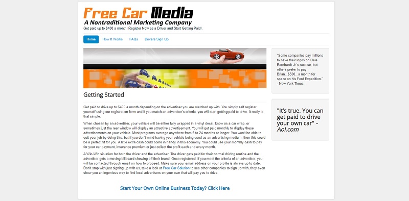 free car media - a nontraditional marketing company