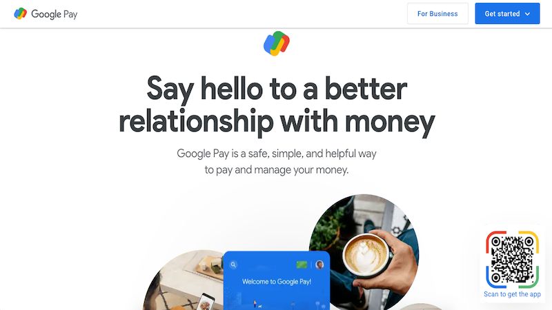 GooglePay home page
