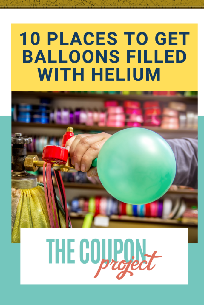 10 Places To Get balloons filled with helium