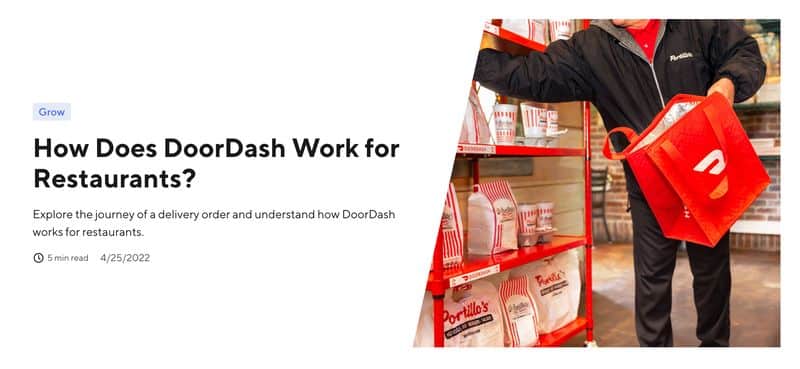 Doordash how does it work