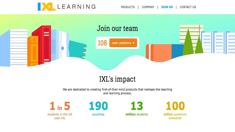 IXL Learning proofreading career page