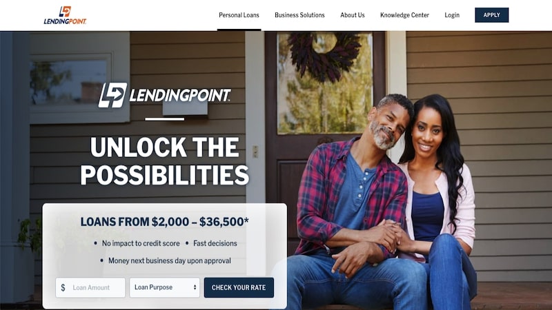 LendingPoint homepage
