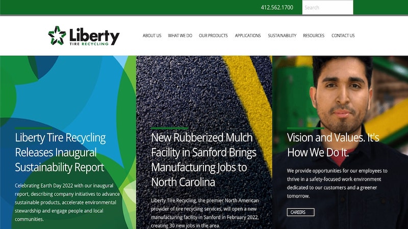 Liberty Tire Center homepage