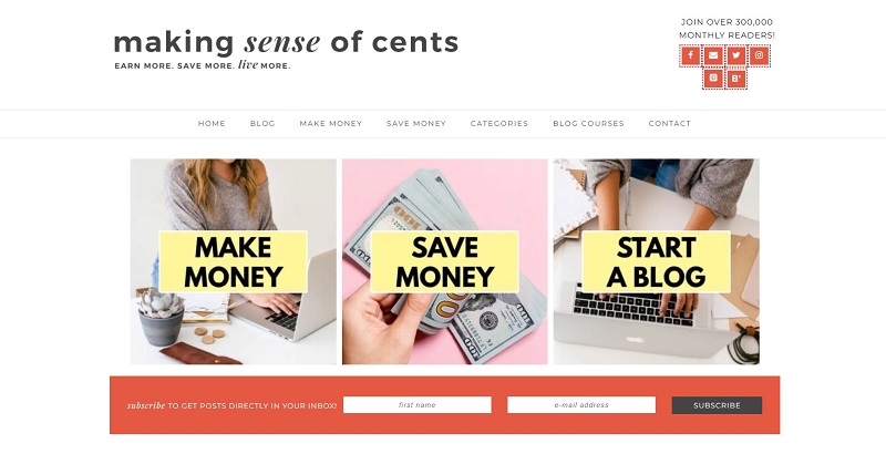 making sense of cents home page