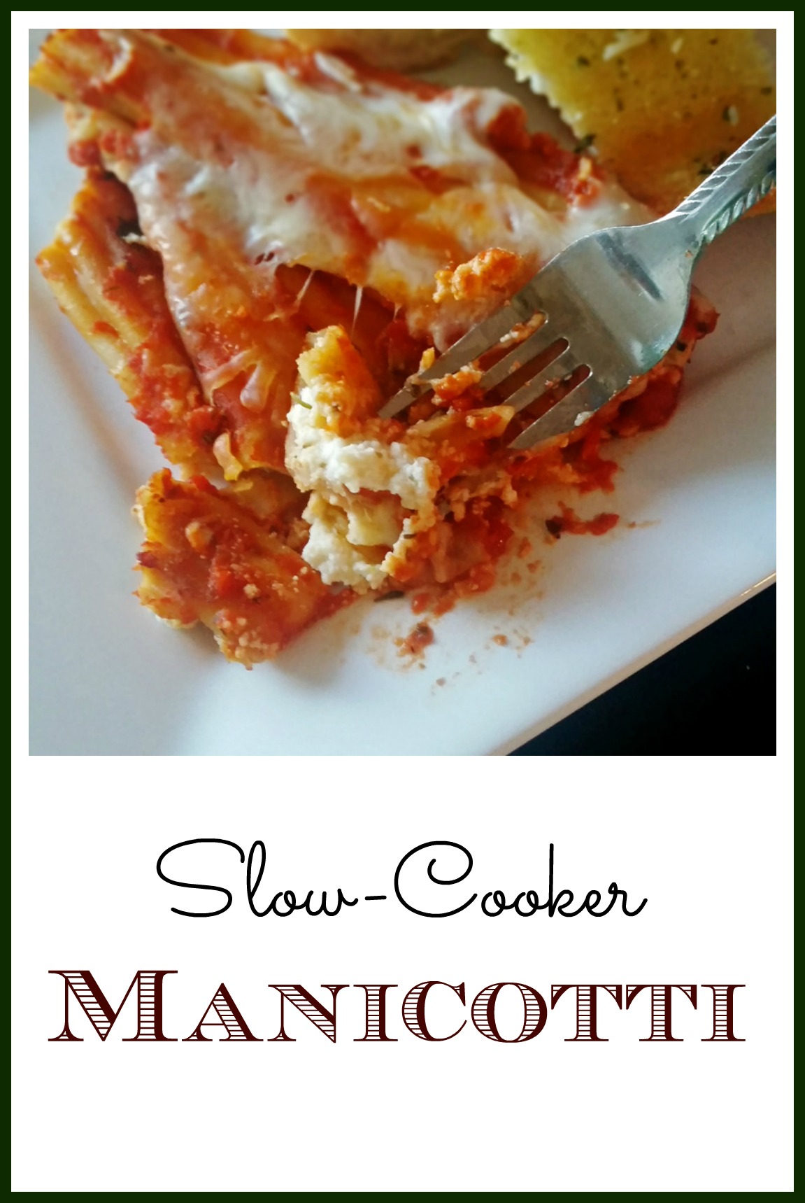 Slow Cooker Manicotti Recipe | Easy, Delicious Family Recipe Idea!