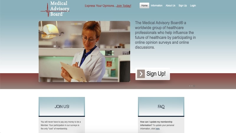 Medical Advisory Board homepage