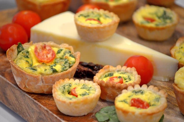 mini quiches 