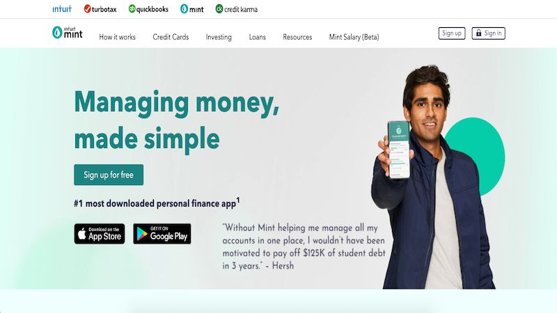 Mint Mobile homepage