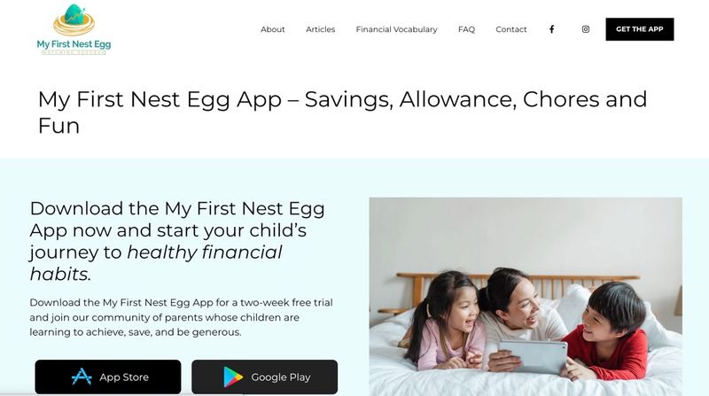 My First Nest Egg home page