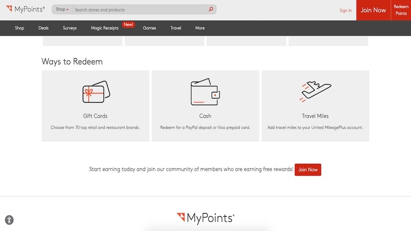 MyPoints how to redeem