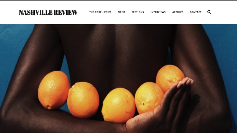 The Nashville Review homepage