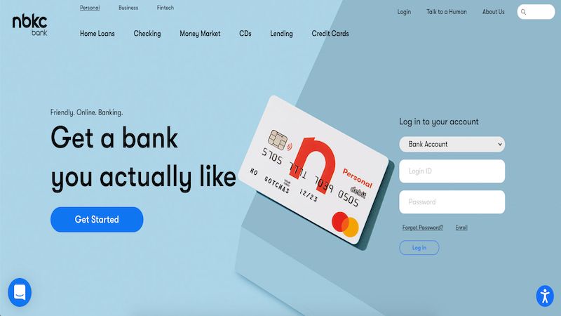 NBKC Bank homepage