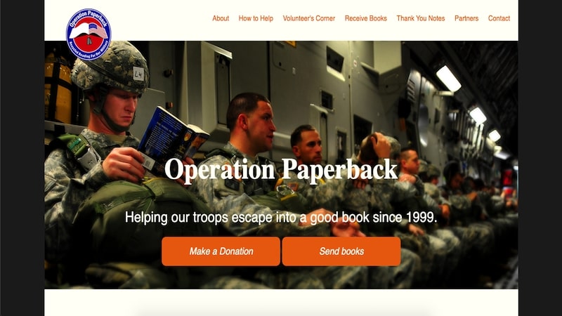 Operation Paperback homepage