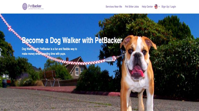 PetBacker home page