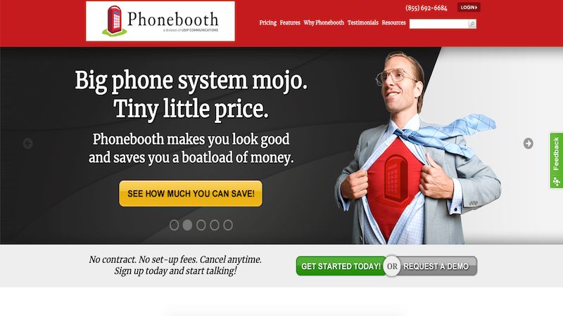 Phonebooth homepage