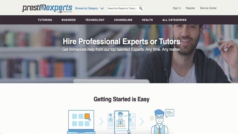 PrestoExperts homepage