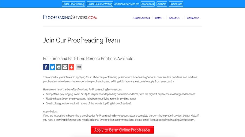 ProofreadingServices.com proofreading career page