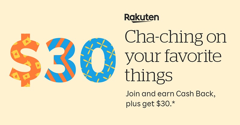 rakuten - join and earn cash back