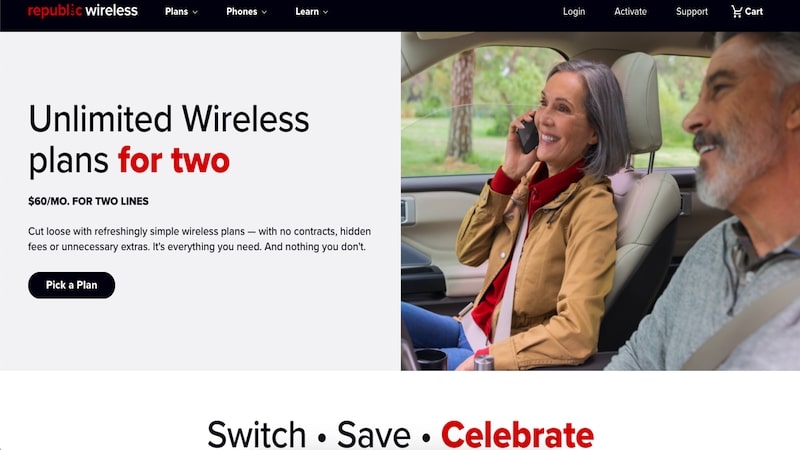 republic wireless homepage