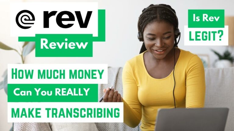 Is Rev Legit? (How Much Money You Can REALLY Make Transcribing)