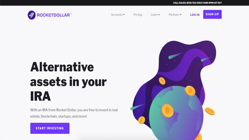 Rocket Dollar homepage