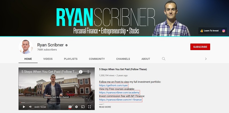 Ryan Scribner YouTube channel