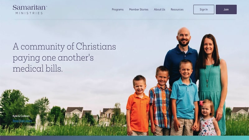 Samaritan Ministries homepage
