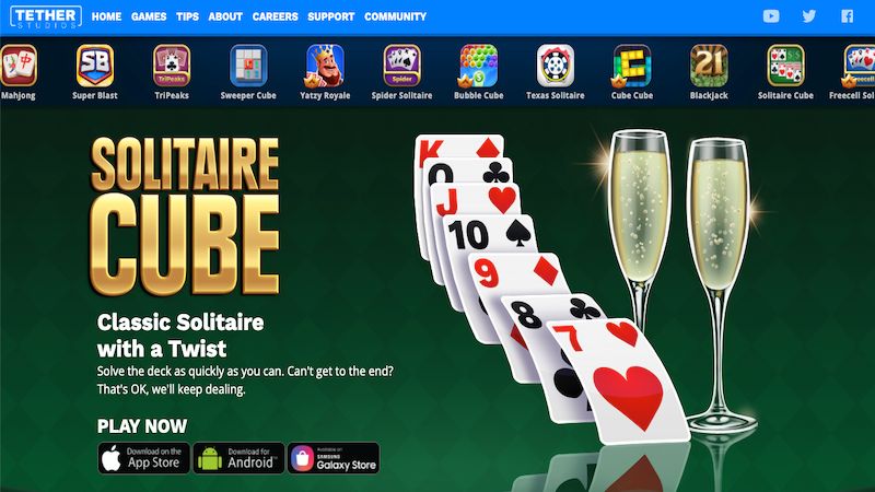 Solitaire Cube homepage