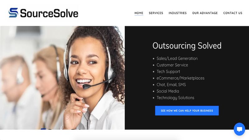 Source Solve homepage