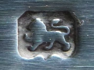 sterling silver lion symbol