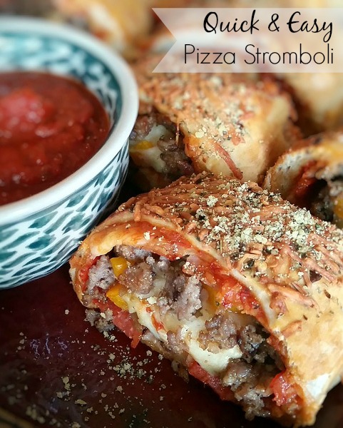 Quick and Easy Pizza Stromboli Recipe