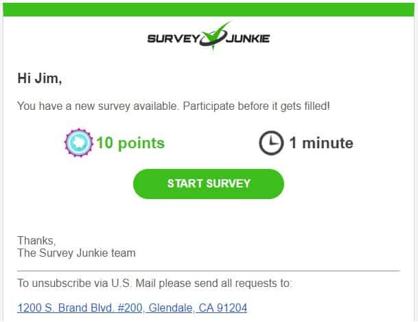 survey junkie sign up