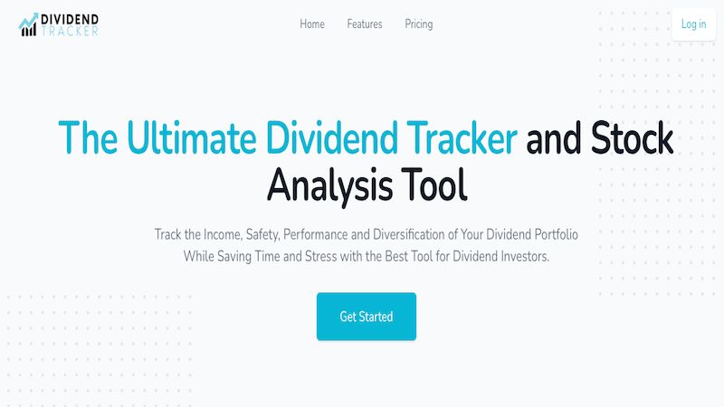 The Dividend Tracker home page