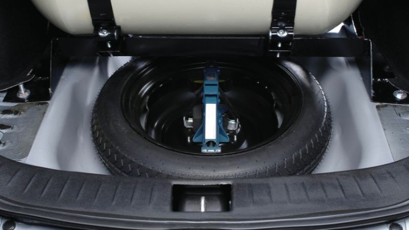 tire in trunk
