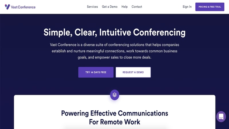vast conference homepage