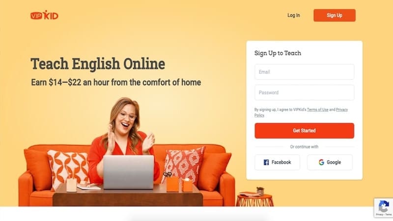 VIPKid homepage