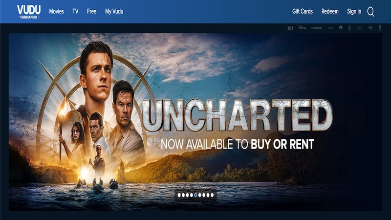 vudu homepage