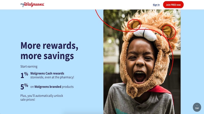 Walgreens balance rewards homepage