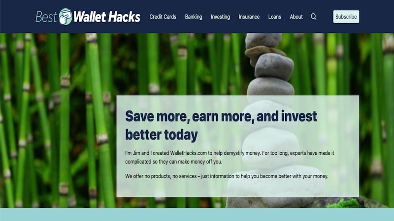 WalletHacks homepage