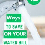 save on water bill