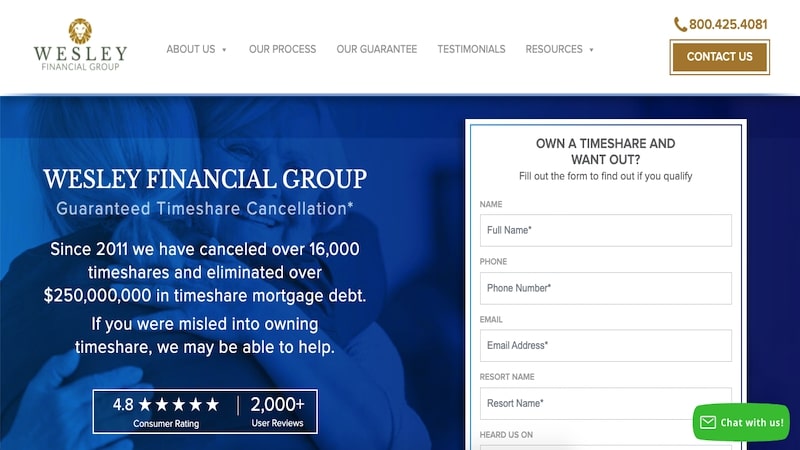 Wesley Financial Group homepage