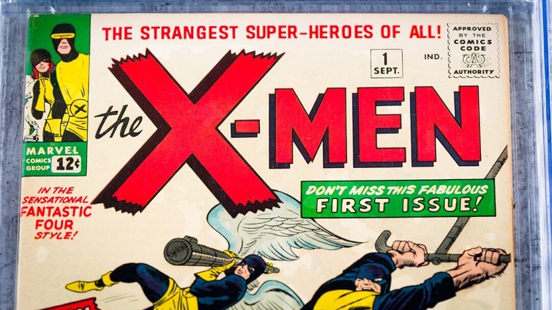 first issue of X men comic on Rally Rd.