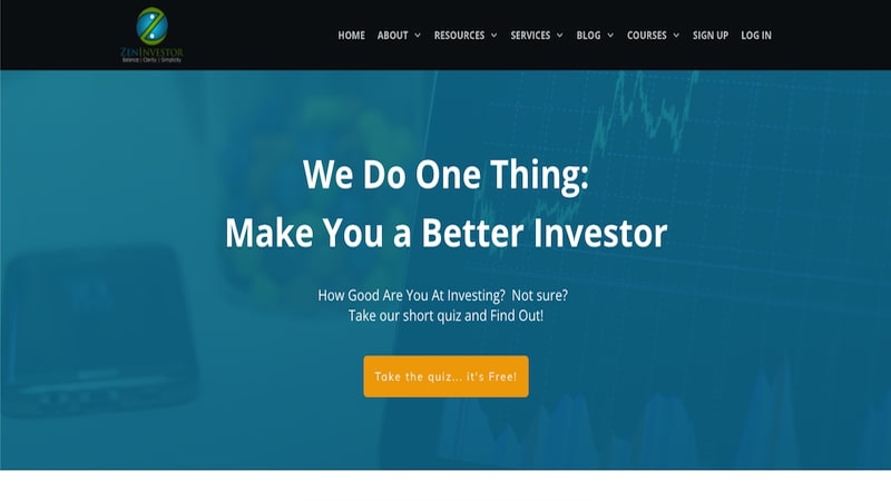 Zen Investor homepage